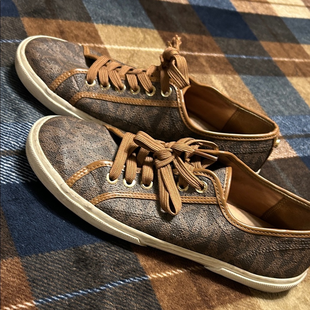 MICHAEL Michael Kors Brown Patterned Sneakers - image 8